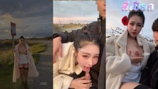 สาวจีนเอ้าดอร์ oshiximiya  ที่เด็ดสุดตอนนี้ไม่กลัวคนจะเห็น พาแฟนมานั่งเย็ดที่สาธารณะ ถนนที่ไว้วิ่งออกกำลังกาย