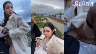 สาวจีนเอ้าดอร์ ที่เด็ดสุดตอนนี้ไม่กลัวคนจะเห็น oshiximiya พาแฟนมานั่งเย็ดที่สาธารณะ ถนนริมทะเลสาป